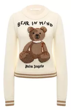 Шерстяной пуловер Palm Angels