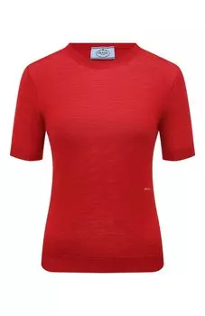 Шерстяной пуловер Prada