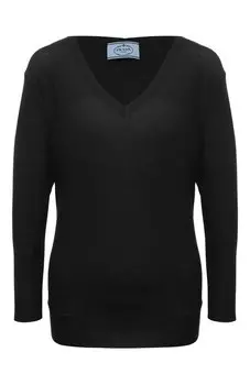 Шерстяной пуловер Prada