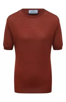 Шерстяной пуловер Prada