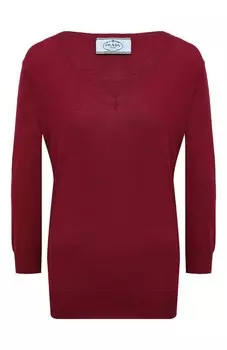 Шерстяной пуловер Prada