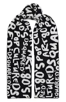 Шерстяной шарф Dsquared2