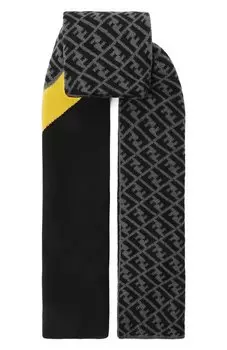 Шерстяной шарф Fendi