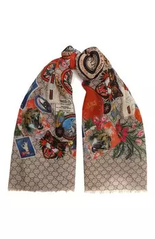 Шерстяной шарф Gucci
