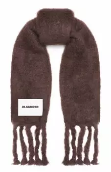 Шерстяной шарф Jil Sander
