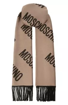 Шерстяной шарф Moschino