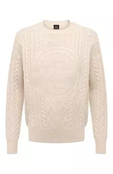 Шерстяной свитер BOSS