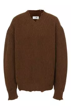 Шерстяной свитер MM6