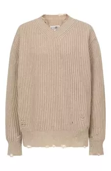 Шерстяной свитер MM6