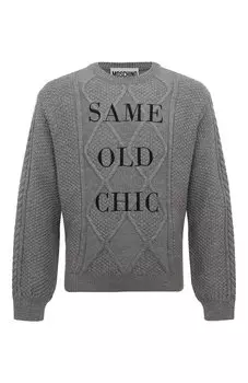 Шерстяной свитер Moschino