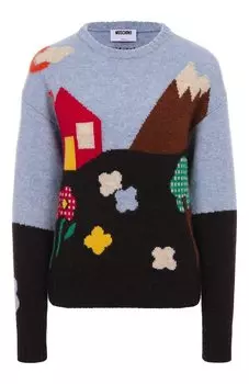 Шерстяной свитер Moschino