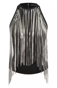 Шерстяной топ David Koma