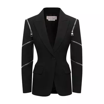 Шерстяной жакет Alexander McQueen