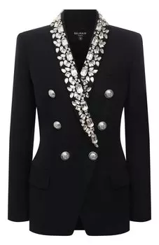 Шерстяной жакет Balmain
