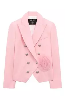 Шерстяной жакет Balmain