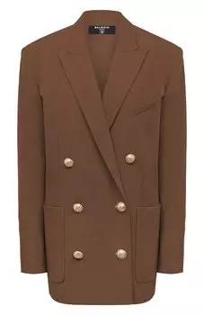 Шерстяной жакет Balmain