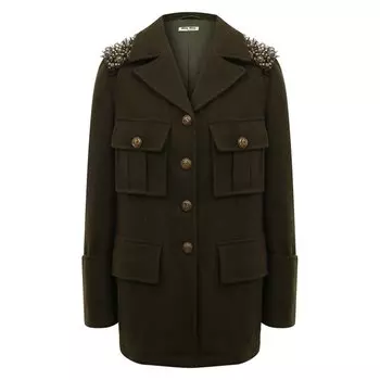 Шерстяной жакет Miu Miu