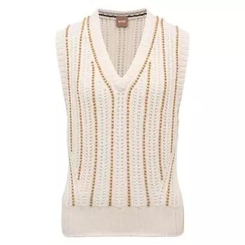 Шерстяной жилет BOSS