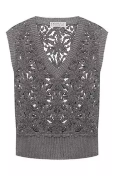 Шерстяной жилет Brunello Cucinelli