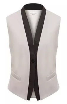 Шерстяной жилет Brunello Cucinelli