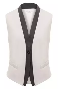 Шерстяной жилет Brunello Cucinelli