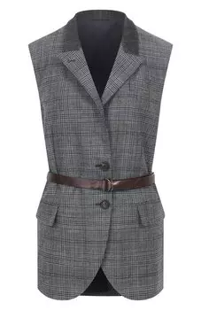 Шерстяной жилет Brunello Cucinelli
