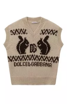 Шерстяной жилет Dolce & Gabbana
