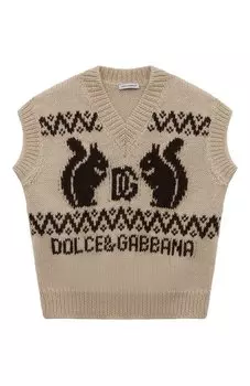 Шерстяной жилет Dolce & Gabbana