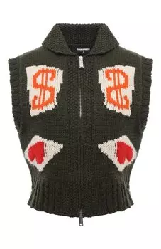 Шерстяной жилет Dsquared2
