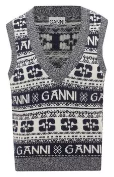 Шерстяной жилет Ganni