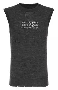 Шерстяной жилет MM6