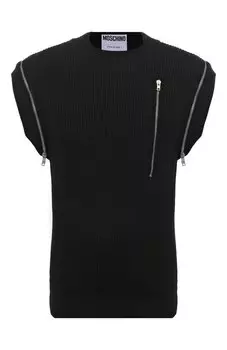 Шерстяной жилет Moschino