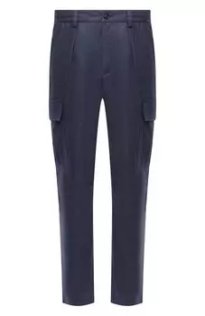 Шерстяные брюки-карго Brunello Cucinelli