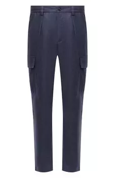 Шерстяные брюки-карго Brunello Cucinelli