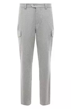 Шерстяные брюки-карго Brunello Cucinelli