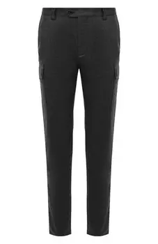 Шерстяные брюки-карго Brunello Cucinelli