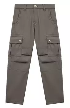 Шерстяные брюки-карго Brunello Cucinelli