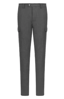 Шерстяные брюки-карго Brunello Cucinelli