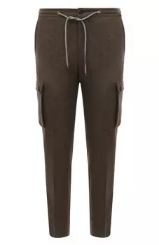 Шерстяные брюки-карго Corneliani