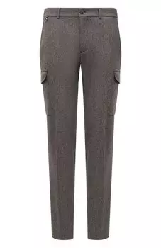 Шерстяные брюки-карго Stefano Ricci