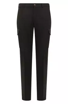 Шерстяные брюки-карго Stefano Ricci