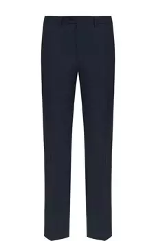 Шерстяные брюки прямого кроя Brioni