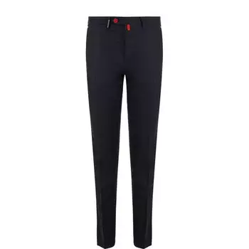 Шерстяные брюки прямого кроя Kiton