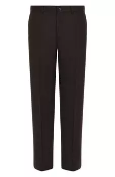 Шерстяные брюки прямого кроя Zilli