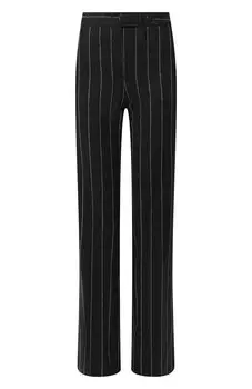 Шерстяные брюки в полоску Giorgio Armani