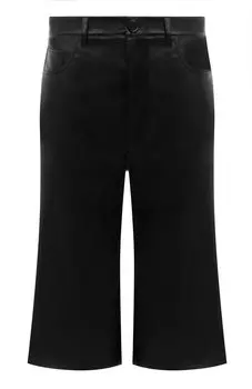 Шорты-бермуды из экокожи Nanushka