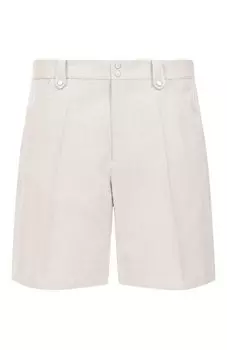 Шорты из хлопка и льна Brunello Cucinelli