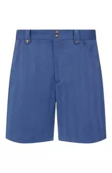 Шорты из хлопка и льна Brunello Cucinelli