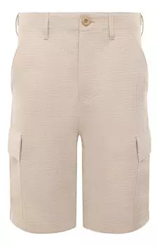 Шорты из хлопка и льна Drole De Monsieur