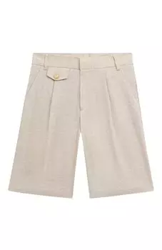Шорты из хлопка и льна Eleventy